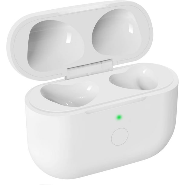 Funda de carga de repuesto para AirPods inalámbrica de tercera generación, blanca