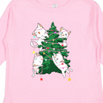 thumbnail image 4 of Inktastic Kawaii Cats Christmas Tree Boys or Girls Long Sleeve Toddler T-Shirt, 4 of 5