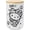 White, variant on Silver Buffalo Sanrio Hello Kitty Halloween Spooky Frankenstein Frankenkitty Ceramic Cookie Snack Candy Jar with Airtight Bamboo Lid (Small)