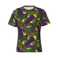 thumbnail image 3 of Naloa Mardi Gras7 Men's T-Shirt Sport T-shirt Men's Basic Tee Casual Men's Shirt, Round Neck, Short Sleeves - Small, 3 of 5