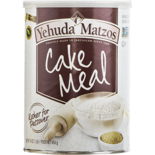 Yehuda Matzos Jerusalem Cake Meal Kosher For Passover 16 oz Pack of 1.