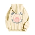 thumbnail image 5 of Puliio Women's Hoodie Coastal Cowgirl Sunset Wave Graphic Print Oversized Soft Long Sleeve Vacation Sweatshirt With Front Pocket, 5 of 5