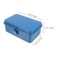 thumbnail image 2 of OULII 2pcs Tool Organizer Box Thickened Iron Portable Storage For Professional Use And Workshop, 2 of 7