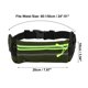 thumbnail image 2 of Ofertas Únicas 1 Pc Reflectante con Zipper Cinturón de Correr para Senderismo Gimnasio EVA Verde Profundo, 2 of 4