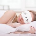 thumbnail image 2 of Travel Plush Blindfolds Compress Sleep Eye Mask Cover Parche para ojos (perro blanco), 2 of 7