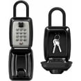 thumbnail image 1 of Secure Key Box, Wall Mounted Key Box, Wall Mounted Key Box, Coded Key Box, Secure Key Box with Hook for Home School Office Factory, (Black), 1 of 5
