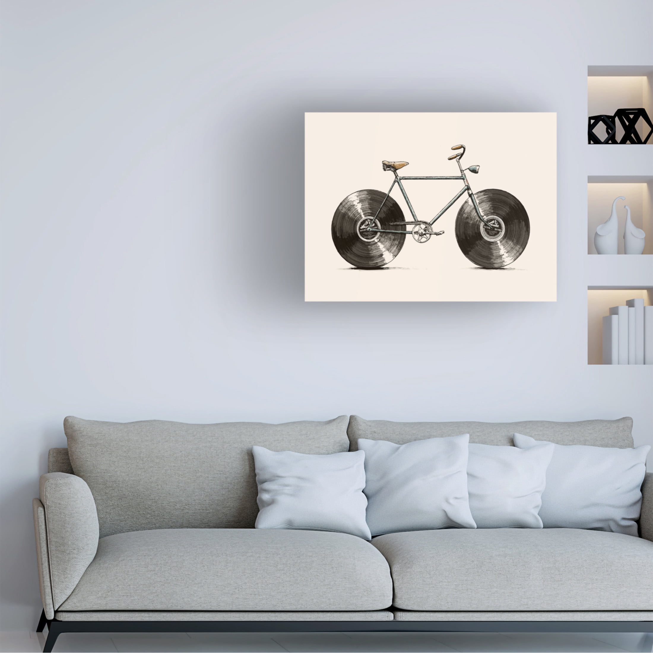 Trademark Fine Art Florent Bodart Velophone Canvas Wall Art