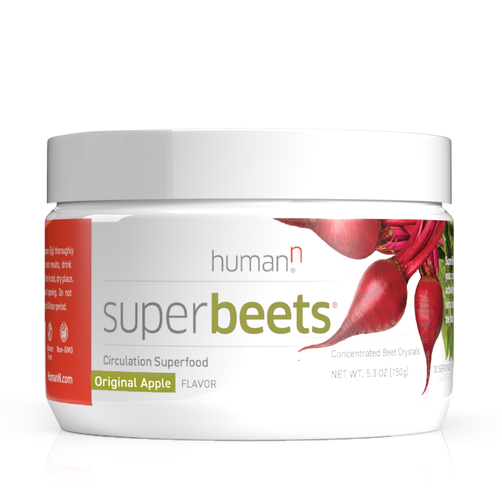HumanN SuperBeets Beet Root Powder Nitric Oxide Boost 30 Servings