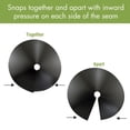 thumbnail image 4 of EASTIN Squirrel Proof Baffle – 12/14/16/18 Inches Wide Squirrel Protection for Bird Feeders – Anti-Rust Galvanized Steel Hangable Baffle  Protects Bird Houses from Squirrels, 4 of 7