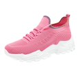 thumbnail image 2 of AUDeals Women Wide Toe Box Sneakers, Slip On Walking Shoes, Breathable Mesh Athletic Shoes with Arch Support (Pink, 8.5), 2 of 7