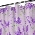 thumbnail image 3 of Spring Blossom and Bee Bathroom Curtain 72x72, Quick-Dry Polyester with Plastic Hooks, Bright Nature-Inspired Look, 3 of 5