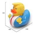 thumbnail image 3 of PVC Donald Trump pato de goma dibujos animados natación Fiesta EN LA Piscina Donald Trump goma pequeño pato juguete fiesta regalo, 3 of 4
