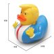 thumbnail image 3 of PVC Donald Trump pato de goma dibujos animados natación Fiesta EN LA Piscina Donald Trump goma pequeño pato juguete fiesta regalo, 3 of 4