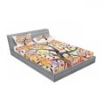 thumbnail image 3 of Ambesonne Tree Fitted Sheet & Pillow Sham Set, Spring Season Tree Leaves, Twinxl, Multicolor, 3 of 3