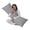 Dark Grey, variant on Galenzoov Memory Foam Filled Full-Body Support Pillow - Ultra Soft, Long Bed Pillow Designed for Adult Side Sleepers (White, 20×54 inch)