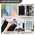 thumbnail image 7 of FUIALDOLG Americas Map RV Door Window Shade Easy to Install Privacy Protection RV Window Cover Sun Blackout for Camper Trailer (17.3x26 inch), 7 of 7