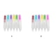 thumbnail image 5 of Vogacara 6 unids/set lima de uñas profesional superficie esmerilada resistente al desgaste borde plano herramientas de manicura de arte de uñas regalo Juegos de manicura 9cm Vogacara MJ0854-01, 5 of 6