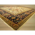 thumbnail image 2 of Hand-knotted Wool Ivory Traditional Oriental Ivory Super Mahal Rug, 2 of 3
