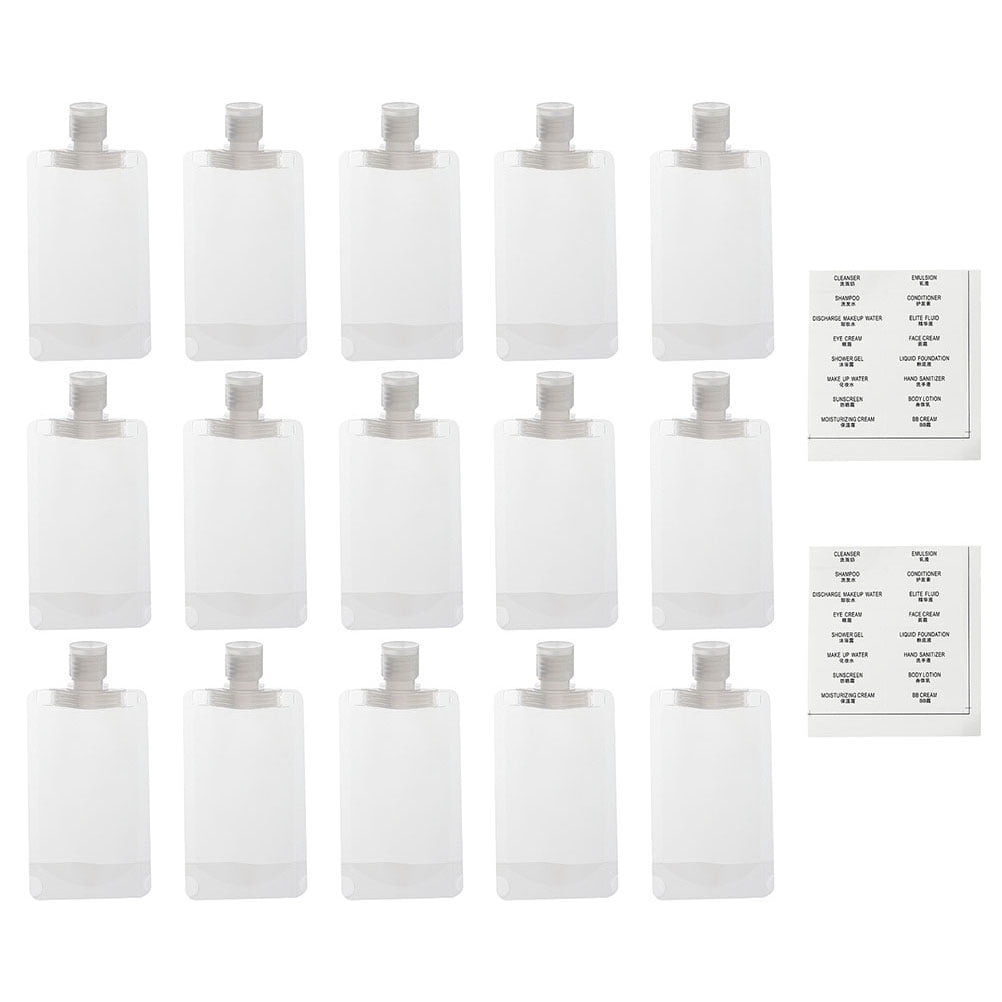 Hemoton Travel Pouches Toiletries Containers Bottles Shampoo Pouch