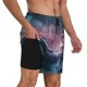 thumbnail image 2 of Fotbe Boat Lighthouse Storm Waves Traje de Baño para Hombre – Shorts de Natación de Secado Rápido con Forro y Bolsillos-XX-Large, 2 of 6