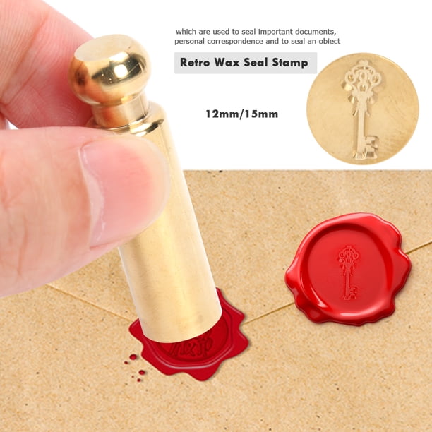Cuadros Decorativos Retro-Wachs-Siegel-Stempel, Siegelwachs, DIY, Hochzeitseinladung, Dekoration, Geschenk (3 12 mm) Tmvgtek embutido en tela