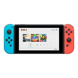 Refurbished Nintendo HADSKABAH Switch with Neon Blue and