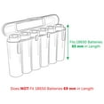 thumbnail image 4 of 1 Clear 18650 & CR123A 6 Battery Holder Storage Case 18650 Batteries, 4 of 4