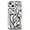 Plated Silver, variant on for iPhone 14 Pro Max Case (2022 6.7"),Cute Glitter 3D Stone Pattern Design Soft Laser Water Ripple Shockproof - Lens Protection Colorful Pearl Light Bling Phone Case,Gradient Orange