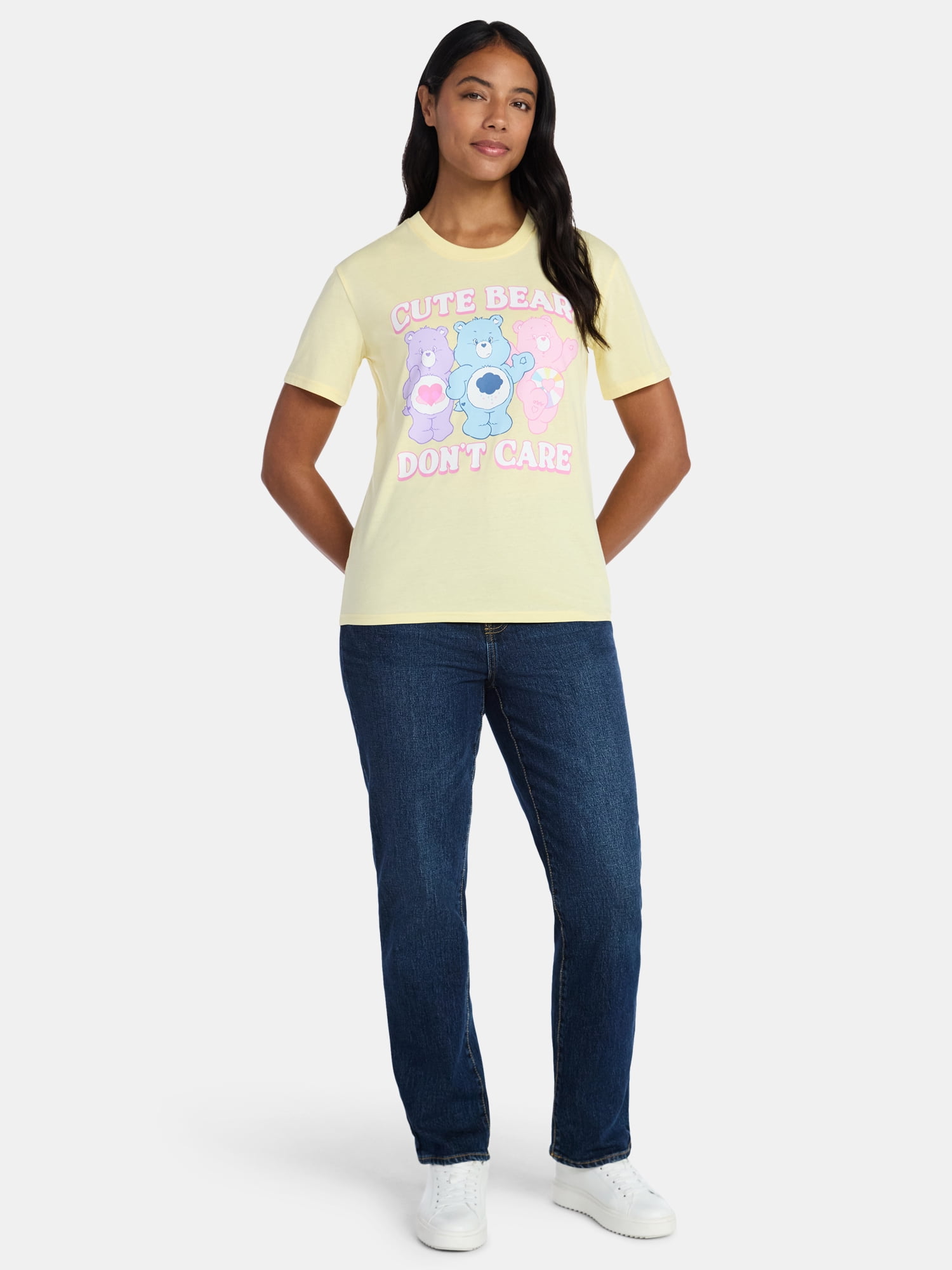 Care Bears Women's Graphic Tee with Short Sleeves, Sizes XXS-XXL
