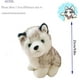 thumbnail image 5 of Peluche de perro Husky de peluche, cachorro de peluche Husky, regalos adorables para niños JM, 5 of 5