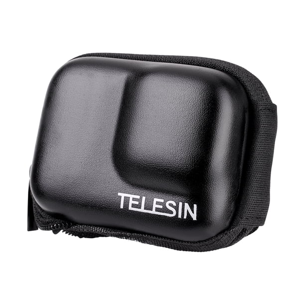 Estuche para la camara TELESIN Bolsa protectora Estuche de almacenamiento Estuche con cremallera Bolsa de transporte semiabierta IP54 Reemplazo a prueba de agua para GoPro Hero 9 10 Cámara de acción n Meterk Estuche para la camara