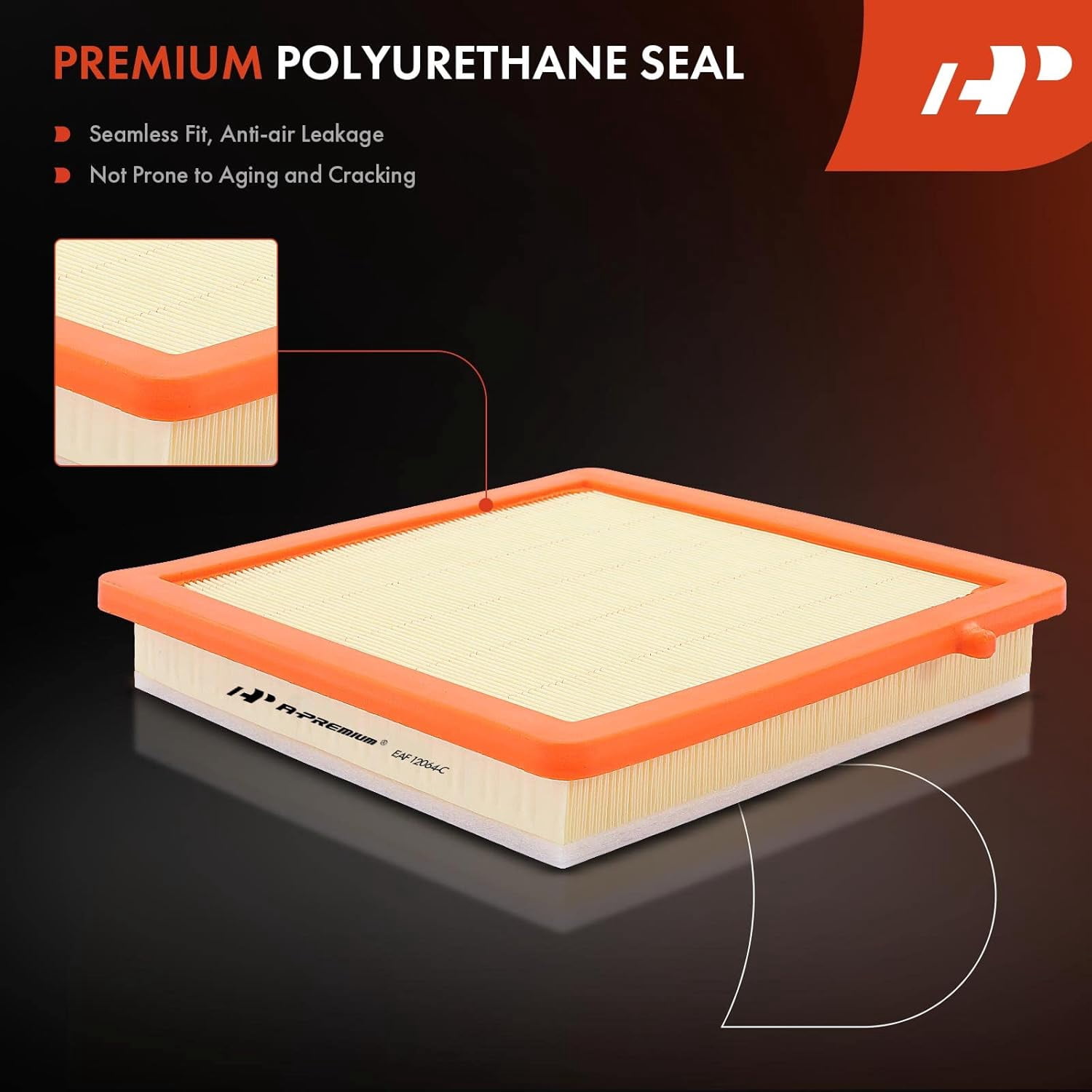 A-Premium 2-PC Engine Air Filter Compatible with Buick Envision 2016 2017 2018 2019 2020, Flexible Panel, Replace# 22971580