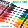 thumbnail image 3 of Crayons Officygnet Jumbo, 16 colores, para niños de 1 a 3 años, 3 of 7