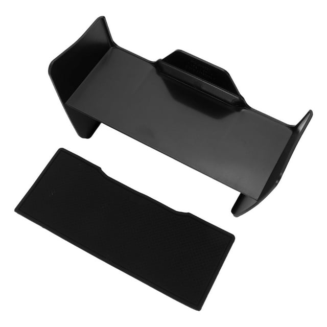 Bandeja organizadora del consola central Unique Bargains para Toyota Harrier 80 Series, caja de almacenamiento de bandeja de inserción del reposabrazos ABS negra