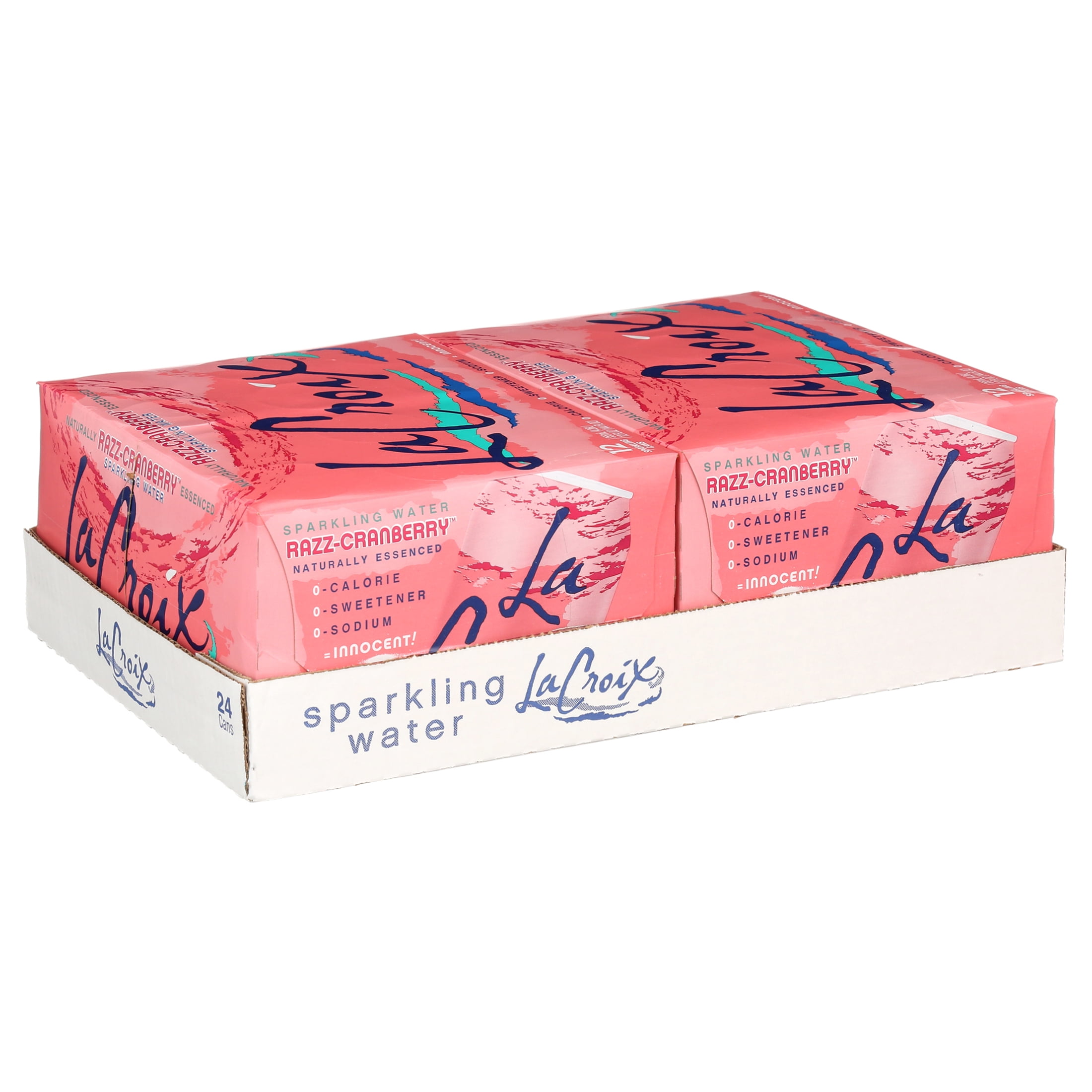 LaCroix Razz-Cranberry Sparkling Water - 2/12pk/12 fl oz Cans, 24 / Pack (Quantity)