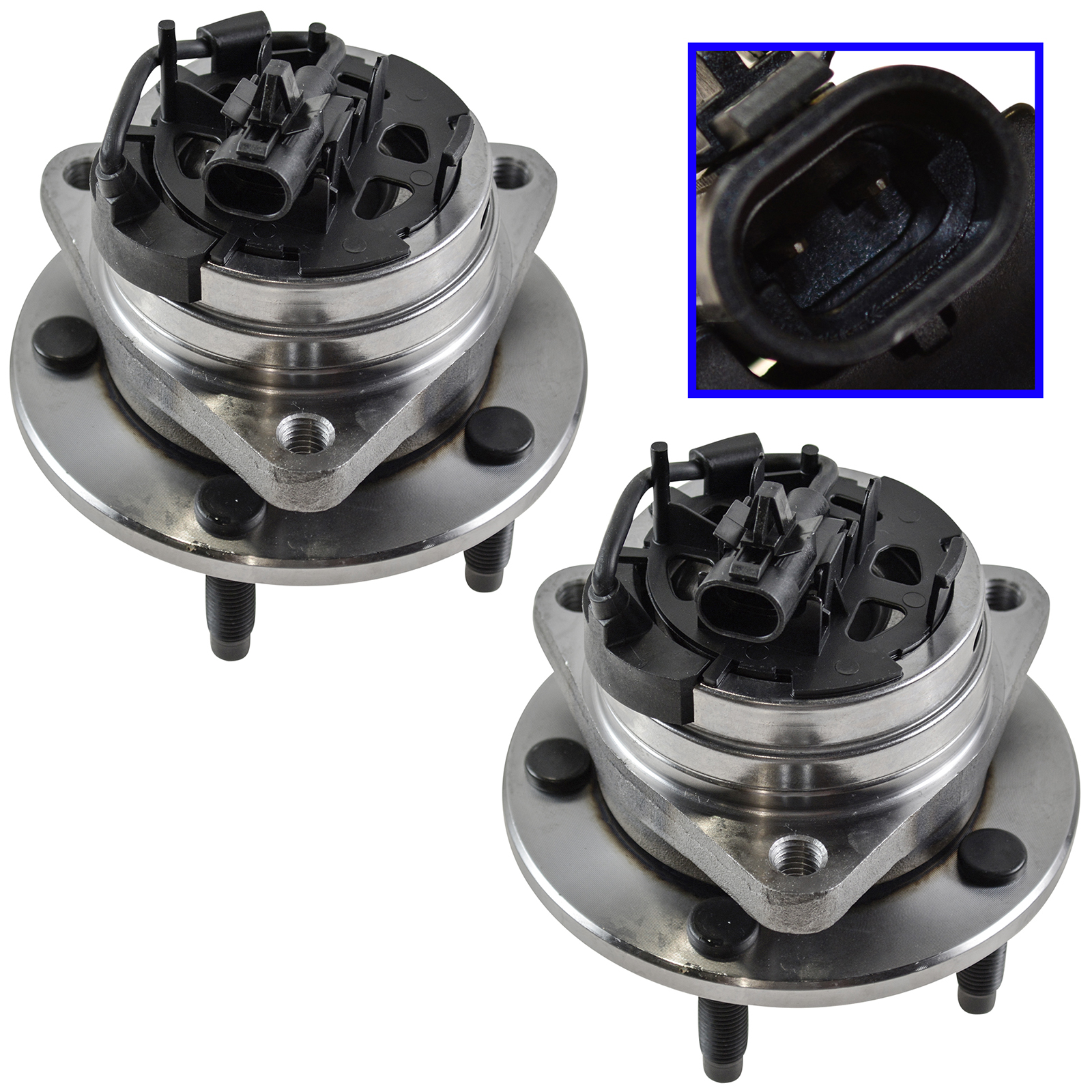 AM Autoparts Front Outer Wheel Bearing Pair For Buick Chevy GMC Pontiac – Driver & Passenger Side