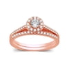 10KT ROSE GOLD 5/8 CTTW BR SET