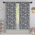 thumbnail image 5 of Blackout Kids Curtains,DarkGray Cartoon Dinosaurs Pattern Childrens Insulated Curtains Set Of 2,Bedroom Essentials,Toddler Room Decor 42"x63", 5 of 5