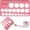 Pink, variant on Nipple Rulers for Flange Sizing Measurement Tool, Silicone and Soft Nipple Ruler for Flanges Measurement for Nipple in mm, Breast Pump Sizing Tool (Pink Round)
