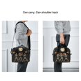 thumbnail image 5 of FORMRS Reusable Lunch Bag for Work School Leakproof Insulated Cooler with Adjustable Shoulder Strap, Black Halloween Dancing Skeleton, 5 of 6