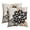 Green, variant on Sm:)e Beige Green Tree Snowflakes Christmas Throw Pillow Covers 18x18 Inch, Soft Plush Faux Fur 3D Embroidered Decorative Cushion Covers for Sofa Home Decor