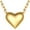 01. Gold, variant on Just Being Cute Puffy Heart Necklace for Women 14K Gold Plated Love Pendant Necklaces Birthday Valentines Day Jewelry Gifts Her Girlfriend Wife Female Adults Age Ideas