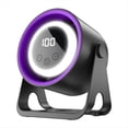 thumbnail image 3 of Ventilador de Escritorio Pequeño, Silencioso, 100 Velocidades, Recargable, Portátil, Batería de 1800 MAh, con Pantalla Digital, Color Negro y Gris., 3 of 5