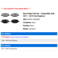thumbnail image 2 of Rear Brake Pad Set - Compatible with 2011 - 2019 Ford Explorer 2012 2013 2014 2015 2016 2017 2018, 2 of 2