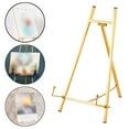 thumbnail image 1 of Caballete para letrero de boda, soporte para fotos, creativo, práctico y moderno, adorno para decoración del hogar, trípode de metal, caballete para Oro, 1 of 8