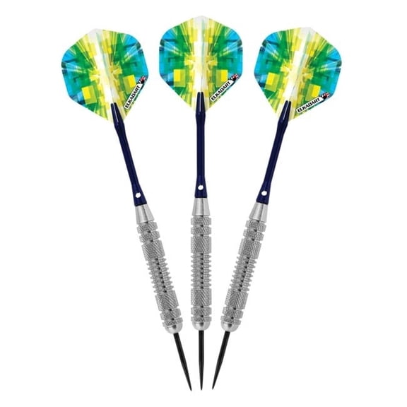 Elkadart Prism Ringed Silver Steel Tip Darts 23 Grams