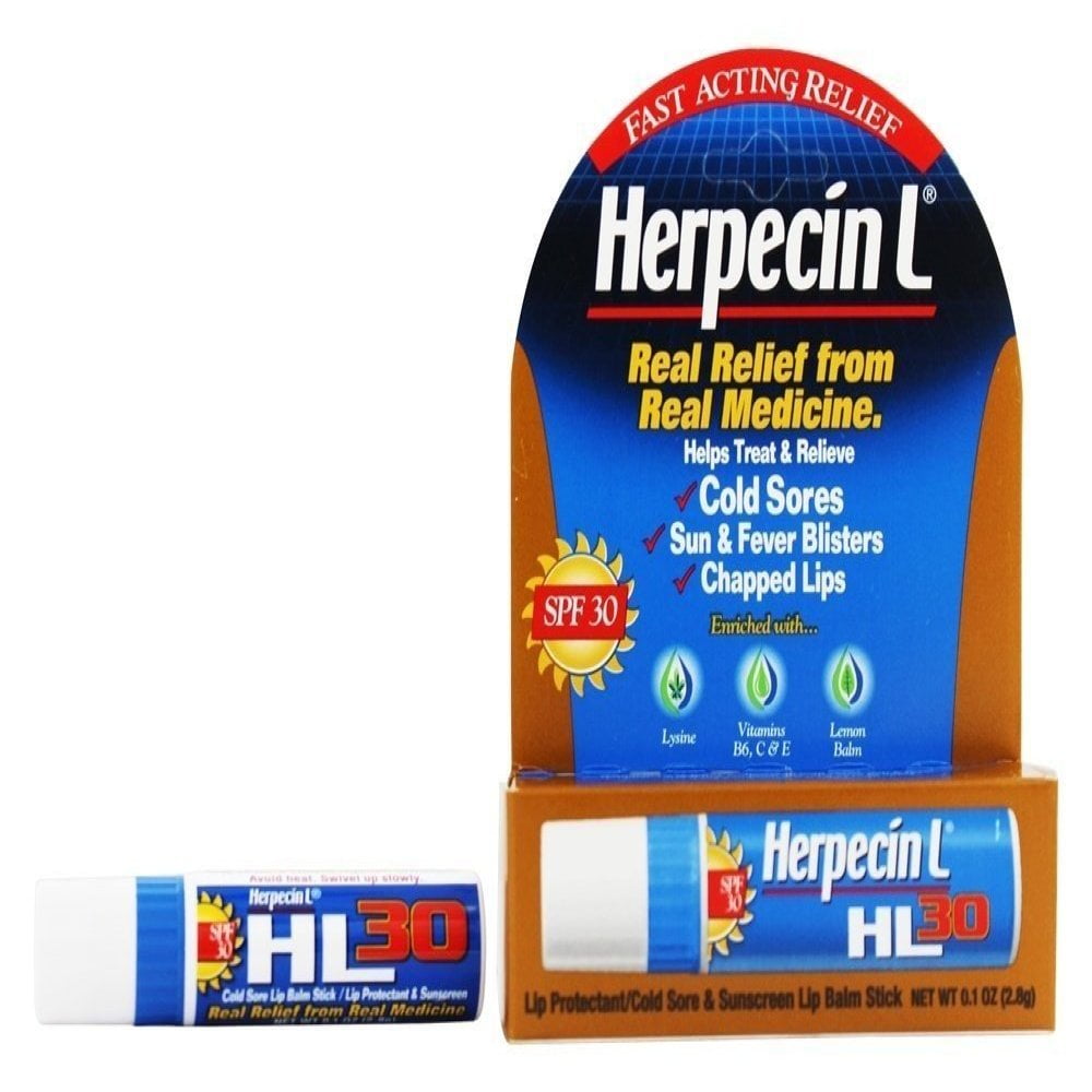 Special pack of HERPECINL COLD SORE LIP BALM . oz