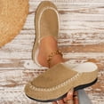 thumbnail image 2 of Sandales Mules Décontractées Tauxra à Enfiler pour Femmes, Sandales à Enfiler Confortables avec Semelle Intérieure Coussinée, Pantoufles Compensées Polyvalentes pour Intérieur et Extérieur, 2 of 9