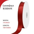 thumbnail image 6 of 7/8 inch 100 Yard ,Satin Ribbon for Gift Wrapping, Wedding, Crafts, Christmas,Easter, Floral, Hair, Invitation Decorations and More Red, 6 of 7