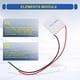 thumbnail image 4 of TEC2-19003 Thermoelectric Cooler Peltier 30X30mm 19003 Double Elements Module Electronic Cooling She, 4 of 5
